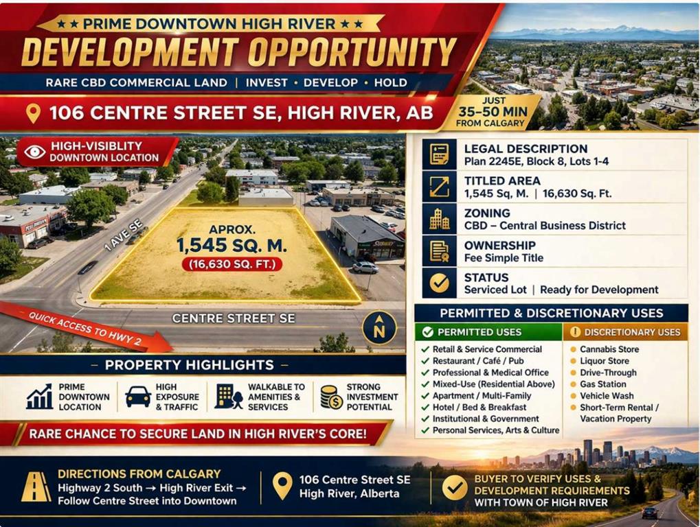 106 Centre Street SE, Downtown High River